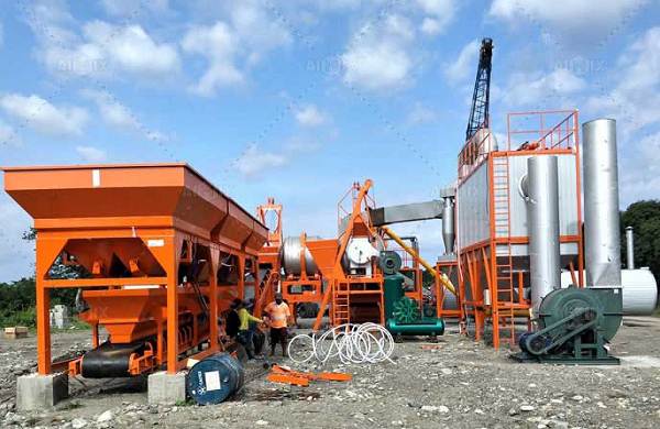 Raw material proportioning plan for asphalt mixing plant processing_1